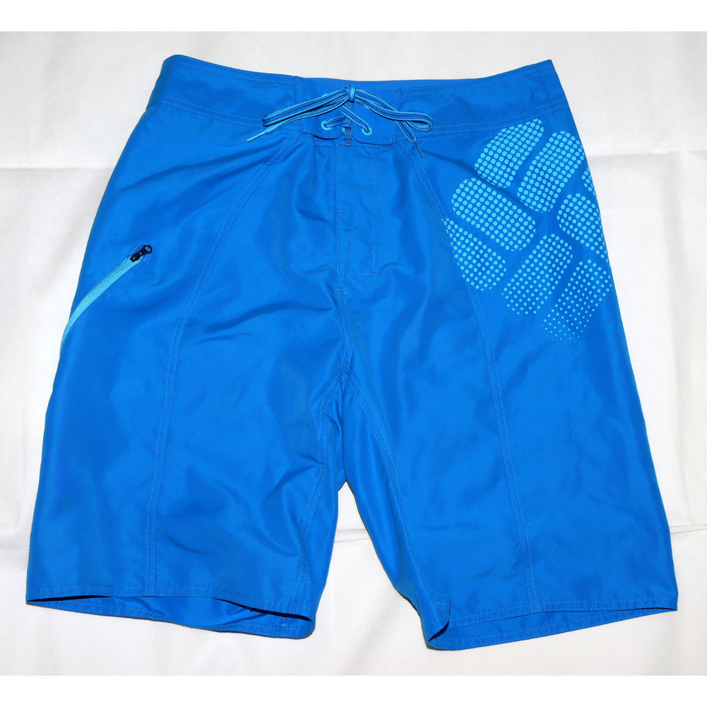 Columbia "Wake Rider" Omni-Shield UPF30 Men's Logo Shorts Boardshorts Size 34